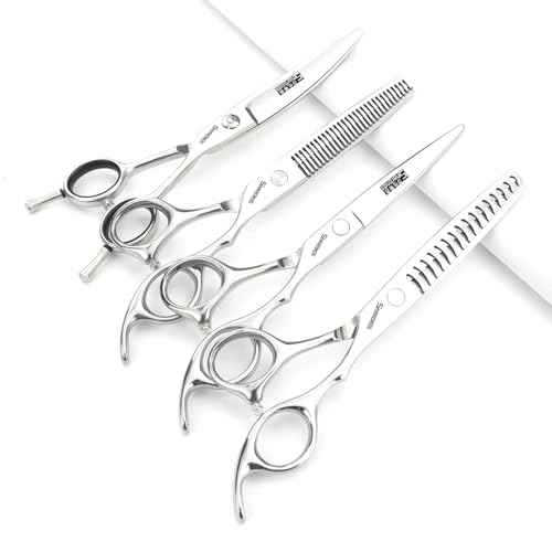 6/6.5 inch professional hair scissors hairdresser hair thinning hairdressing tools barber scissors (6-inch 4pc)
