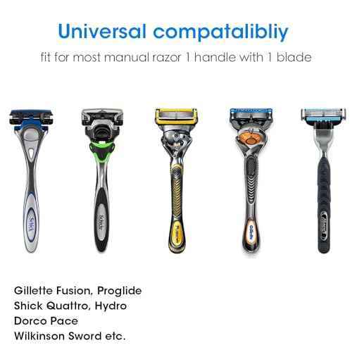 Nincha Manual Razor Travel Case Portable Plastic Manual Razor Trimmer Protector Black