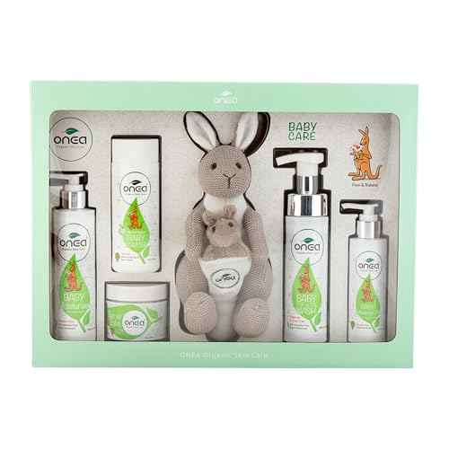 Onea Organic Skincare Baby Gift Pack - Daily Care Baby & Mommy - Newborn Babies Set - Baby Moisturizer & Massage Oil - Paraben & Sulphate Free - for New and Expecting Moms