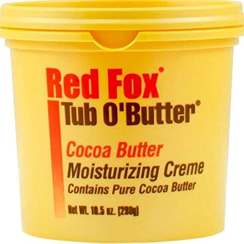 Red Fox Tub O'Butter Cocoa Butter, Moisturizing Creme, 14 oz (Pack of 2)