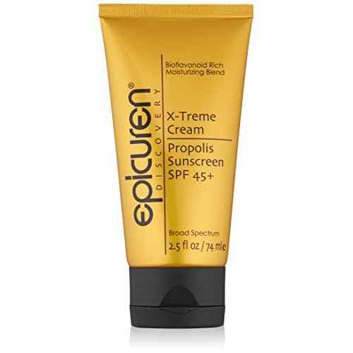 epicuren DISCOVERY X-treme Cream Propolis Sunscreen SPF 45+, Yellow, 2.5 Fl Oz