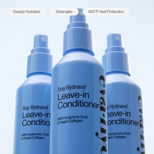 Eva NYC H2-Whoa Hydrating Leave-In Conditioner, Inflused with Hyaluronic Acid and Vegan Collagen, 5.4 fl oz