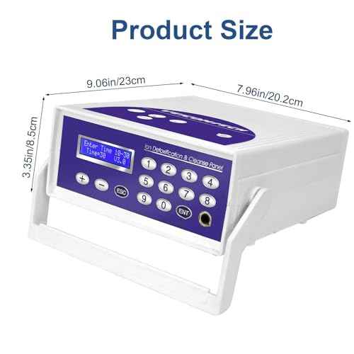 Ionic Foot Bath Detox Machine, Foot SPA Detox Cleanse Machine with 2 Arrays, Far Infrared Waistbelt, 80pcs Liners