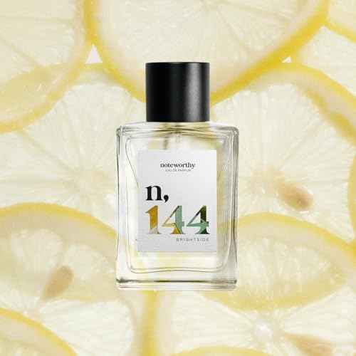 Noteworthy n,144 Brightside Eau De Parfum ? Citrus, Vanilla | Sophisticated, Warm Fragrance for Any Occasion | Long-lasting Unisex Perfume for Women & Men (50ml)