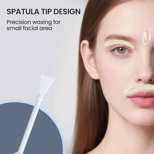 Nose Hair Wax Sticks, 60 Pcs Nose Wax Applicator Sticks with Disposable Spatulas, Nose Hair Removal & Nostril Cleaning, Nose Ear Hair Removal Wax for Men Women, Painless