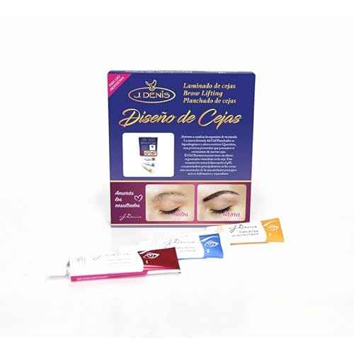 Eyebrow and Lash Lamination Kit J DENIS | At Home DIY and Salon Use | Professional Brow Lamination Kit and Lash Lift | Instant Lift For Fuller Eye Brows and Longer Eyelashes
