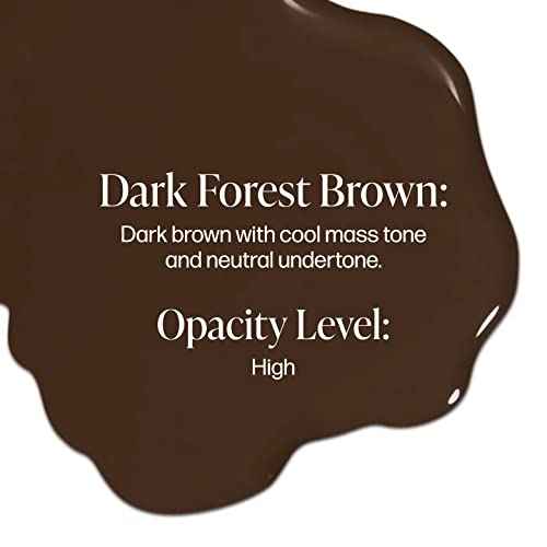Perma Blend - Dark Forest Brown - Microblading Ink for Permanent Eyeliner - Professional Tattoo Ink - Neutral Cool Dark Brown Tattoo Ink Makeup - Vegan (0.5 oz)