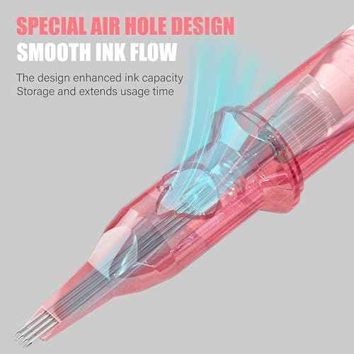 Neebol 50Pcs Tattoo Cartridge Needles Assorted Mixed Sizes - #12(3/5/7/9RL¡¢5/7RS¡¢7/9/15RM¡¢15M1) - Professional Tattoo Needles Cartridges for Lining & Shading Disposable Membrane for Tattoo Pen