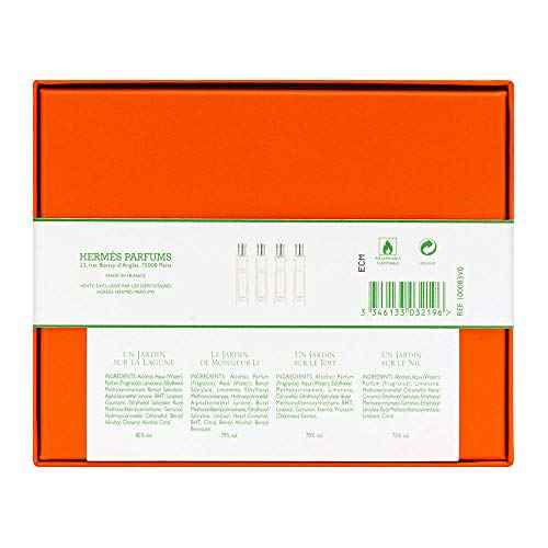 Hermes La Collection Des Parfums Jardins 4 Piece Set 4 x 0.5 oz Eau de Toilette Sprays
