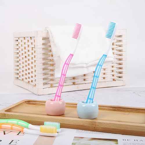 EasyHonor 36 PCS Individually Wrapped Bulk Toothbrushes, Colorful Manual Disposable Travel Toothbrush Set for Adults, Ergonomics Handle, Medium Soft Bristles, Perfect for Travel, Hotels, Donations.