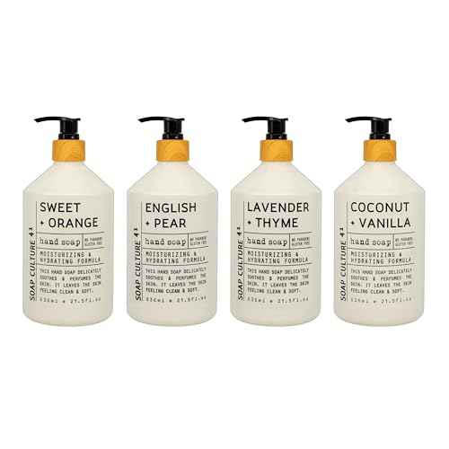 Home & Body Company Soap Culture 41 Hand Soap Collection 21.5 fl oz x 4