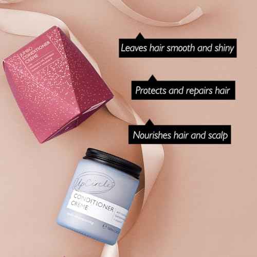 UPCIRCLE Jumbo Conditioner Cr?me with Rosemary Oil + Vitamin E - 150ml ? Gentle Formulation To Repair + Protect ? Bamboo Extract + Orange Peel ? Natural, Vegan + Cruelty-Free