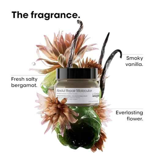 L'Or?al Professionnel Paris Absolut Repair Molecular Hair Mask - Repairs Damage & Restores Strength For Extremely Dry Damaged Hair, Extra Detangling & Hydration, Peptides Bonder