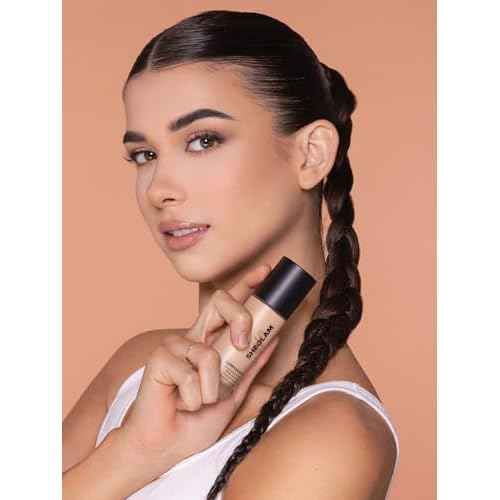 SHEGLAM Full Coverage Foundation Makeup Long Lasting Waterproof Matte Dewy Liquid Foundation - Nude