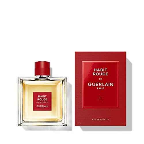 Guerlain Habit Rouge For Men Eau De Toilette Spray, 5 Ounce