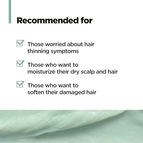 AMOS PROFESSIONAL The Green Tea Moisturizing Pack, Hair & Scalp Treatment for Thinning Hair, Korean Hair Mask, Strengthening Hair, All Hair Types, 8.4 fl. oz.