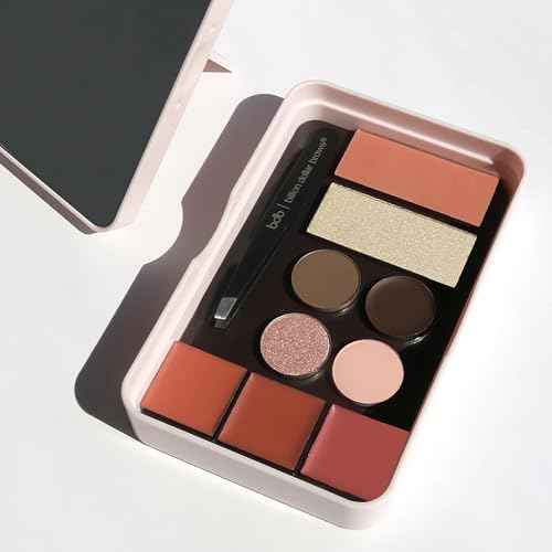 bdb Beauty Box - Magnetic Makeup Palette with Mirror, Eyeshadow, Lipstick, Blush Powder and Highlighter, Trend Setter