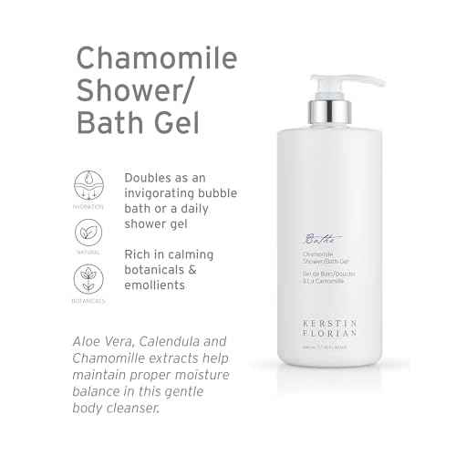 Kerstin Florian Chamomile Shower and Bath Gel | Aromatherapy Body Wash (13.5 fl oz)