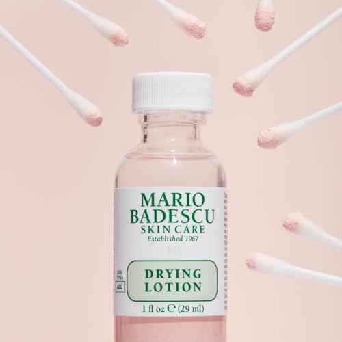 Mario Badescu Blemish Relief AM/PM Kit – Drying Cream, Drying Lotion & 12 Spot Patches for Rapid Surface Blemish Recovery – Clarifying, Oil Control and Redness Reduction for All Skin Types