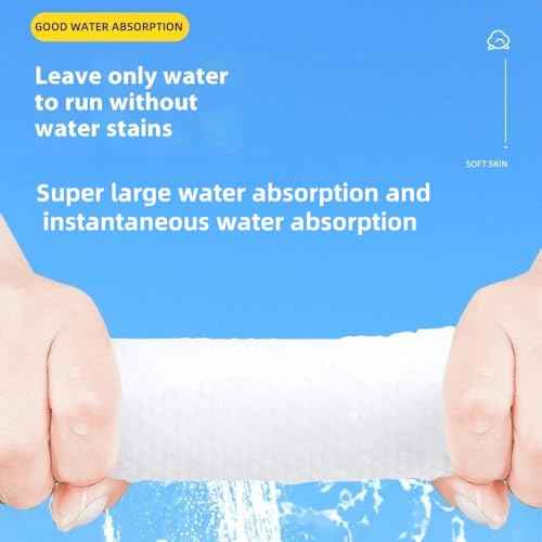 Disposable face towel. MIXUISEE thick and soft face towels. 100% cotton face cloths.facial towels 150% thickness.Remove makeup and cleansing.Suitable for sensitive skin. (Extra thick 150 pieces)