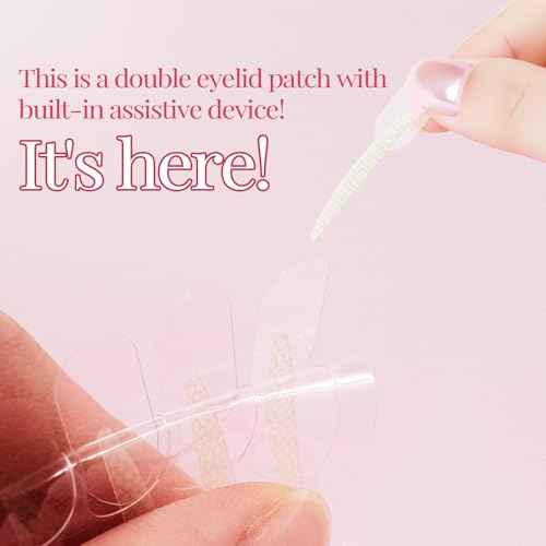 Eyelid Tape, Eyelid Lifter Strips, Eyelid Tape for Hooded Eyes Invisible, 600Count Instant Surgery-Free Eye Lift for Uneven or Single Eyelids, Say Goodbye to the Hood, Sagging Eyelids - New Model