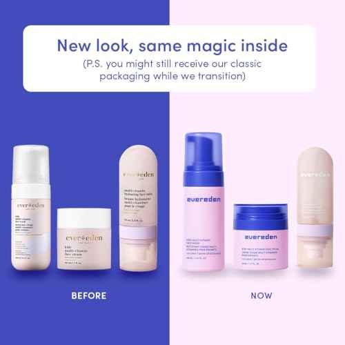 Evereden Kids Multi-Vitamin Hydrating Face Mist, Face Wash, & Kids Face Cream Set: Clean, Vegan, and Multivitamin-Rich Kids Skin Care Set for 6 & up - Moisturize, Nourish, Protect, & Refresh