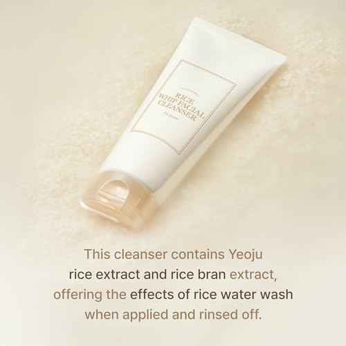 I'm From Rice Whip Facial Cleanser Set - Travel Kit With Face Wash 5.07 fl oz & Toner 1.01 fl oz, Low-pH Rice Water Cleanser for Sensitive, Dry Skin