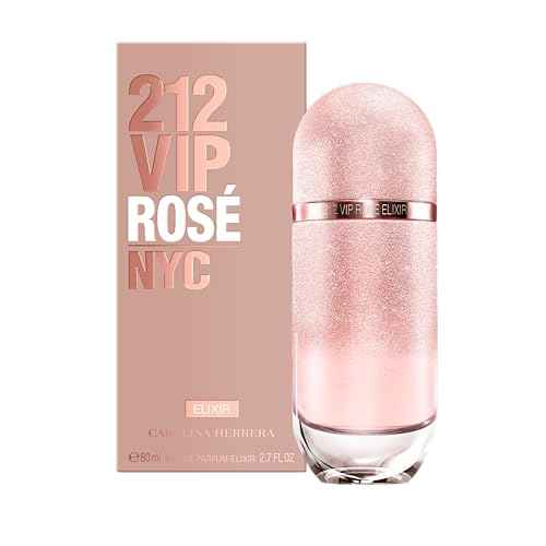 Carolina Herrera 212 VIP Rose Elixir Eau De Parfum Spray for Women, 2.7 Ounce
