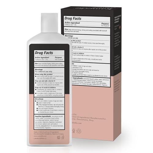 KAMEDIS Beard Wash - 6.7 Oz, Dandruff & Flake Free Ultimate Men's Shampoo, Contains Pyrithione Zinc & Salicylic Acid, Alleviates Itching & Irritation