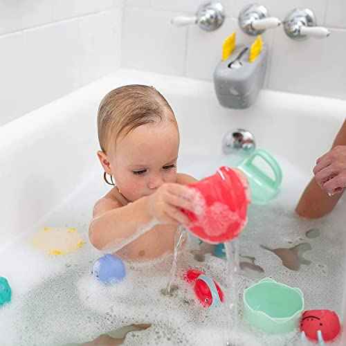 Dr. Brown's Baby and Toddler Toothbrush, Green and Orange Dinosaur 2-Pack 1-4 Years, CleanUp Float & Hatch Dino Eggs Bath Toy, 6m+, Dino-Soft Baby Bath Spout Cover, BPA Free, Certified Plastic Neutral