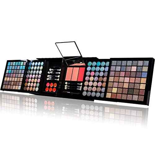 SHANY All In One Harmony Makeup Set - Ultimate Color Combination - Eyeshadows, Blush Powder, Lip-gloss Lipstick, Mini Makeup brushes, Makeup applicators, HOLIDAY GIFT IDEA - New Edition