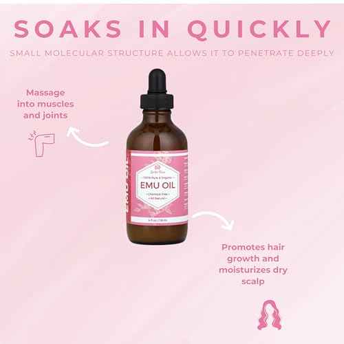 Leven Rose Pure Emu Oil for Skin 2oz