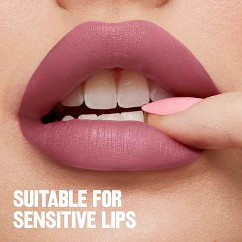 Revlon ColorStay Limitless Matte Liquid Lipstick, Vegan Formula, No-Budge, Longwear Lip Color, Long Lasting, Lightweight/Comfortable, Waterproof, 015 Hype Girl, 0.17 fl oz
