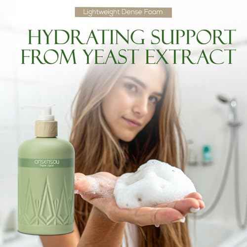 Moisturizing Body Wash for Sensitive Skin Women & Men, Full Body Washes with Hot Spring Yeast, Green Algae & Kaolin from Japan, Natural Body Wash, Daily Use, 2EA, Each 10.1 Fl Oz