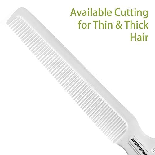 BANGMENG Hair Cutter Comb, Shaper Hair Razor Comb, Split Ends Hair Trimmer Styler, Double Edge Razor Blades for Thinning, Hair Cutting and Styling, Extra 5 Blades Included