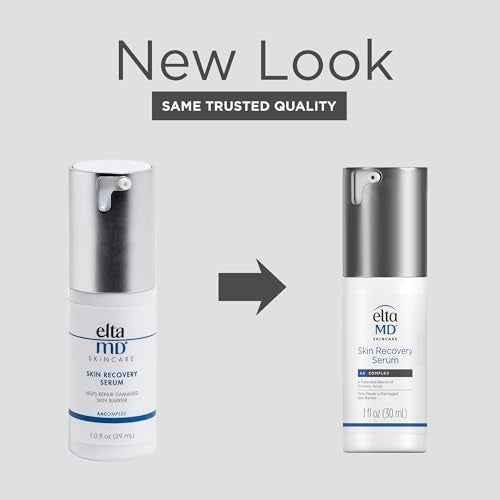 EltaMD Skin Recovery Face Serum, Redness Relief, Facial Serum Visibly Reduces Redness in 24 Hours, For Sensitive Skin, 1.0 oz Pump