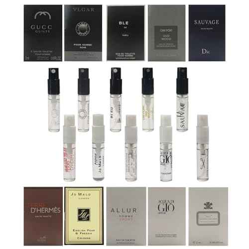 Men¡¯s Designer Fragrance Sampler Cologne Samples Set for Men Travel (10PCS)