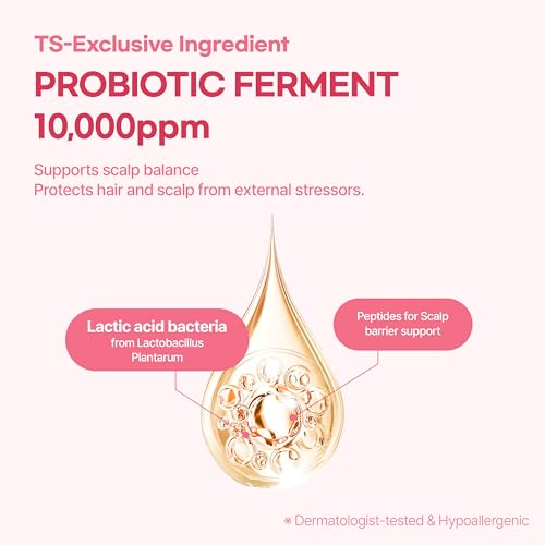 TS GD Shampoo for Teens | Korean Anti-Dandruff for Oily & Itchy Scalp | Fruity Allergy-Free Scent | Sulfate-Free Gentle Hair Care (14.1 Oz) (GD Shampoo for girl)