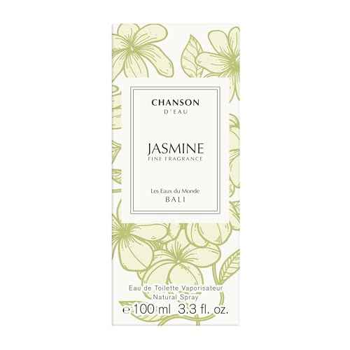 Chanson Jasmine Eau de Toilette 3.4 fl oz (Pack of 1), Notes of Jasmine, Tuberose, and Vanilla, Women's Fragrance, Long Lasting, Everyday Fragrance, Travel Size