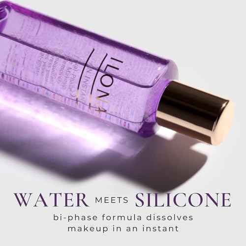 ILONA In an Instant Eye Makeup Remover | Dual-Phase, Oil-Free Cleanser for Waterproof Makeup | Gentle, Hydrating, Ophthalmologist-Approved | For Sensitive Eyes & All Skin Types | 4.0 oz