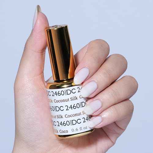DND DC Gel Polish Set, Sheer Collection, UV Gel Polish and Air Dry Nail Lacquer, Matching Chip-Free Polish Duo, 0.5 Fl Oz Each