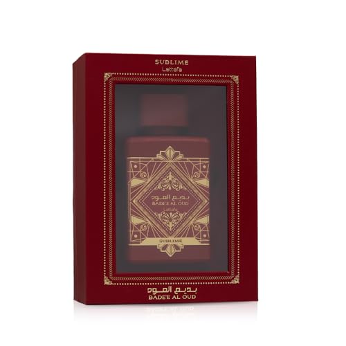Lattafa Bade'e Al Oud Sublime - Tropical, Fruity, Fresh, Vanilla - Eau de Parfum Long-Lasting Fragrance for Unisex, 3.40 Ounce / 100 ml