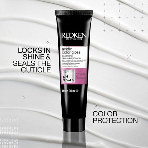 Redken Acidic Color Gloss Conditioner - Color Protection & Vibrancy, Salon-Grade Hair Shine, For Color-Treated Hair