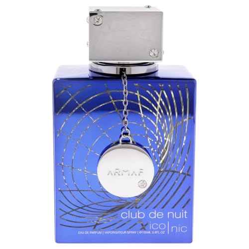 Armaf Club de Nuit Blue Iconic for Men Eau de Parfum Spray, 3.6 Ounce