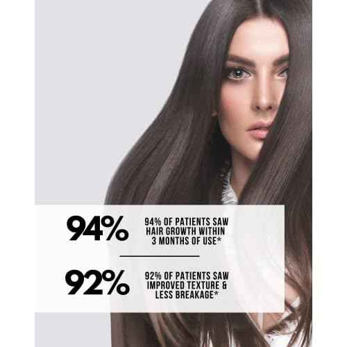 Advanced Hair, Skin & Nails Vitamins ? Doctor-Developed Hair Supplement with Biotin, Collagen Peptides, Vitamin E & B12 ? Clinically Tested 12-Week Results, Made in USA, Non-GMO