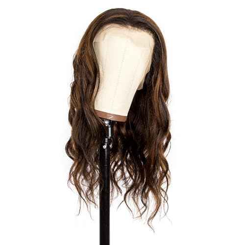 originea Balayage FB30 Body Wave Highlight 13x4 Transparent HD Lace Front Human Hair Wigs for Black Women 10A Brazilian Remy Hair Ombre Highlights Lace Frontal Wigs