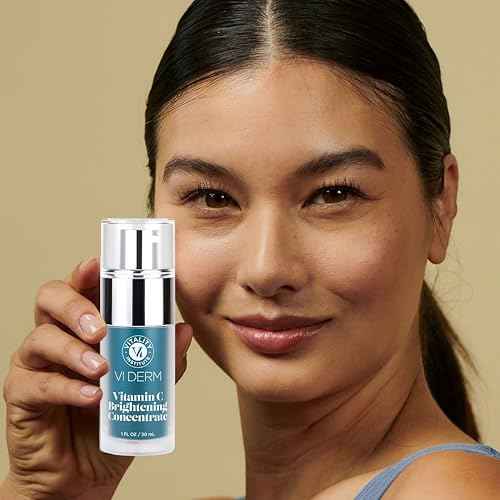 VI Derm Vitamin C Brightening Concentrate ? Age-Defying Face Formula with 10% THD Ascorbate, Support for Dark Spots, Uneven Skin Tone, Hyperpigmentation, Fine Lines and Dullness ? 1 Fl Oz / 30 mL