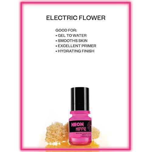 Electric Flower Serum gel to water formula hydrating and great primer with 7 mushroom complex
