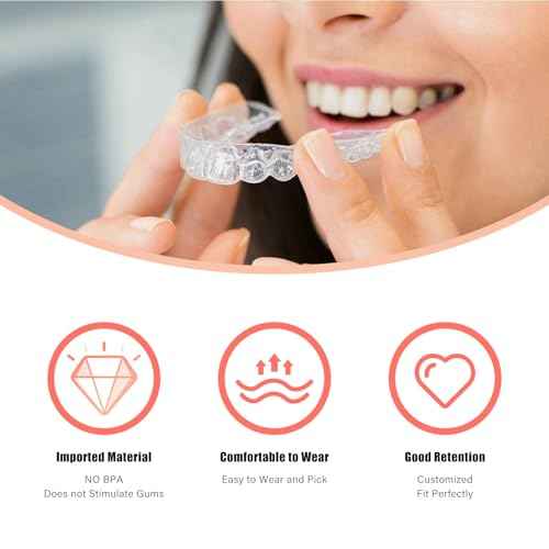 Custom Clear Retainer for Upper or Lower Teeth, BPA & Latex-Free, Invisible and Comfortable Fit for Adults & Teens (Upper or Lower)
