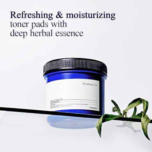 PYUNKANG YUL Essence Toner Pad with Astragalus Root, Houttuynia Cordata, Willow Bark, Centella Asiatica, Ceramide, Nourish Moisturizes, Removes Dead Skin Cells, Korean Face Skin Care 70ea, 4.73fl.oz.
